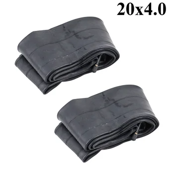 Camere d'aria per pneumatici grassi da 20", confezione da 2, camere d'aria per bici con pneumatici grassi 20x4.0 compatibili con bici elettrica/mountain bike da 20 x 3,5-4,0"