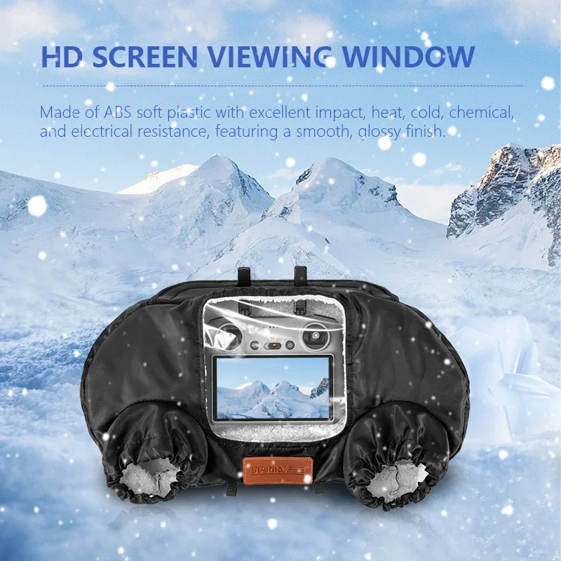 DJI Remote Controller Warm Gloves Winter Cold Pilot Gloves for DJI Air 3S/Mini 3/4 Pro/Air 2S/Mavic 3 Pro/Avata 2/FPV/Neo Drone Fpv Camera