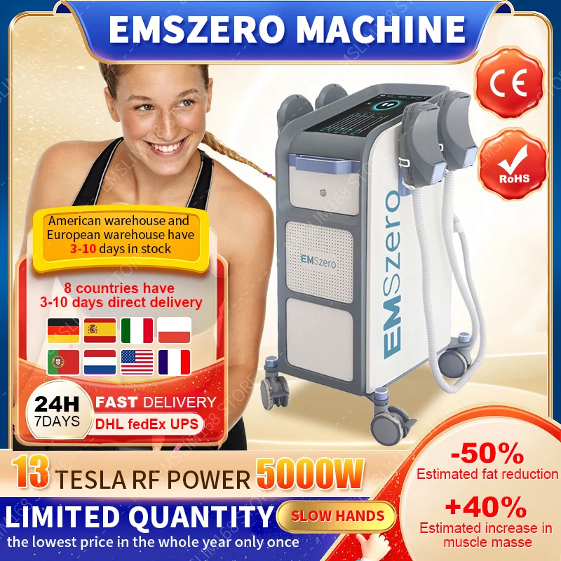 

Новинка 2024, портативный аппарат для тонкой красоты, Emsslim nova, Ems + neo 5, электромагнитный emszero с ручкой