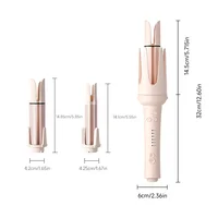 Fer à friser automatique en céramique à ions négatifs, grande vague de 40mm pour usage domestique, baguette à friser électrique pour personnes paresseuses 6