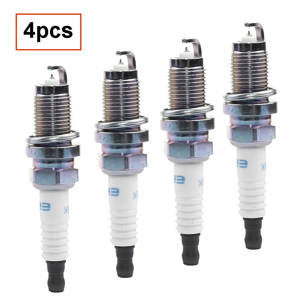 SLIMI 4 PCS Car Spark Plugs, Engine Racing Ignition Spark...