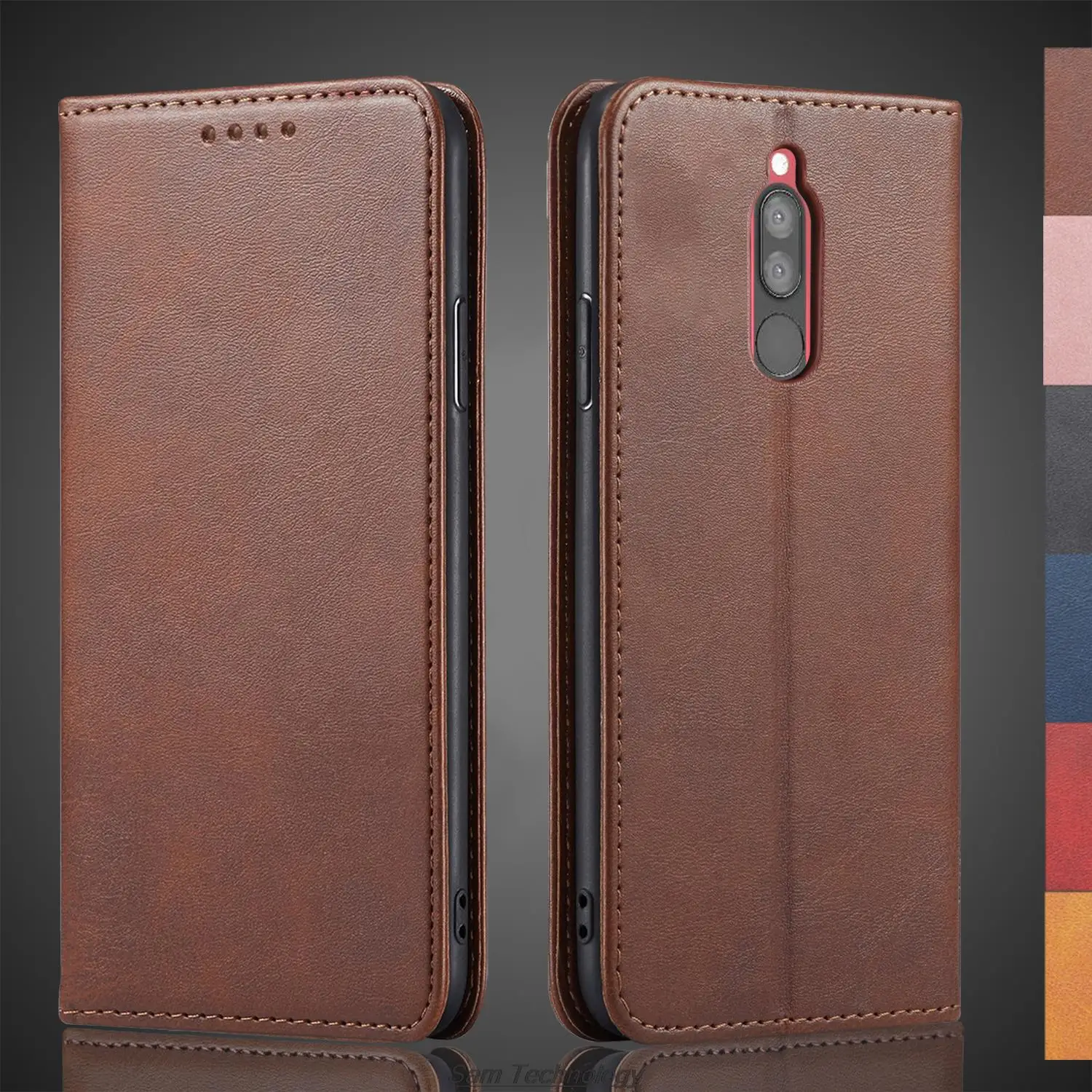 

Магнитный кожаный чехол для Xiaomi Redmi 8 Redmi8