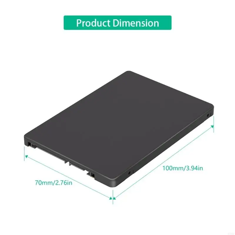 C90C M.2 NGFF SSDs to 2.5inch SATA3.0 Converters Adapter Card with Enclosure Sockets M.2 SSDs Adapter for 2230 2242 2260 2280