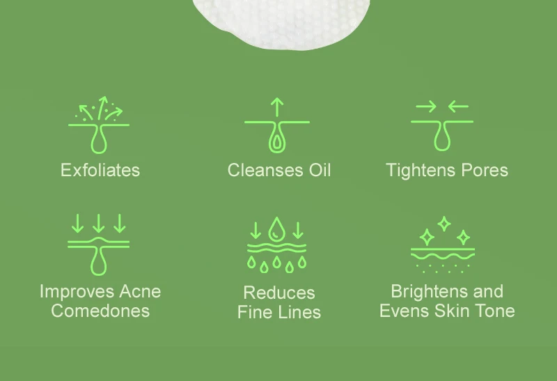 Description Picture 3 of itemSalicylic Acid Exfoliating Pads Oil Control Blackhead Removal Moisturizing Facial Masks Smoothing Lifting Firming Skin Care