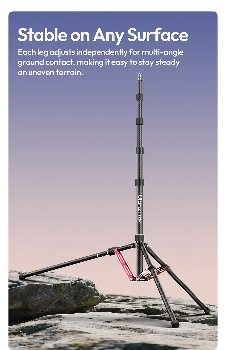  T230 Reversible Leg Light Stand Tripod 58-230CM Tripod for COB Light Softbox C