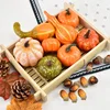 50pcs Simulation Pumpkin Golden Autumn Mini Pumpkin Set Halloween Pumpkin Thanksgiving Decoration Pumpkin Decorations тыква 3
