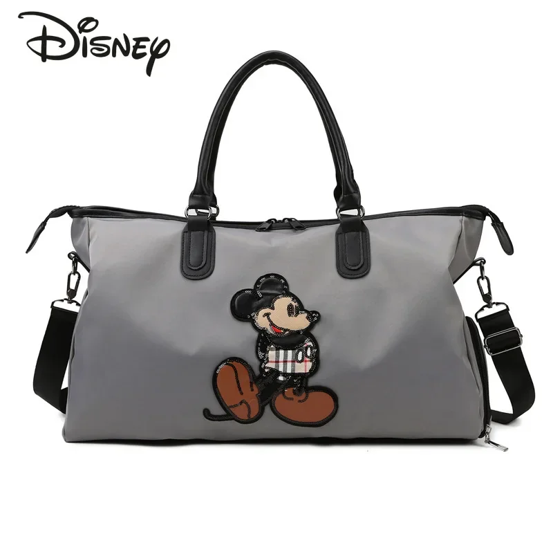 Disney Mickey New Neutral Travel Bag Fashionable High Quality Fitness Bag Dry Wet Separation Large Capacity Travel Storage Bag