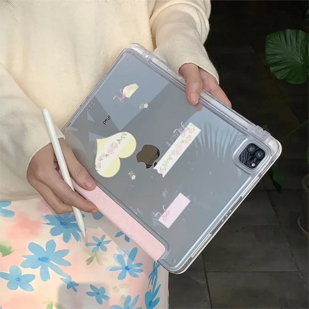Yellow Floral 3+Y-Fold Tablet Case