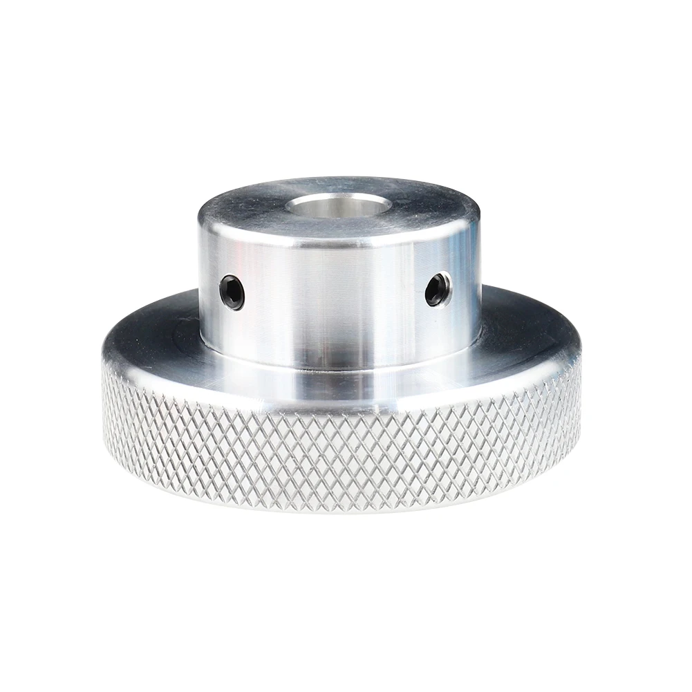 CNC Handwheel Aluminum Alloy Embossed Anodizing Valve Round Light Hole Top Wire Knob