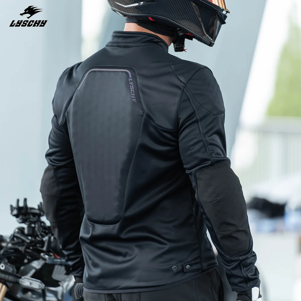 Armor Motorcycle Waterproof Gear Slim Fit Armored Riding Jacket