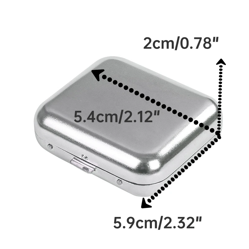 Portable Ashtray 1pc Metal Pocket Ashtray Windproof Ashtray With Lid Stainless Steel Car Ash Tray For Car car ashtray portable ashtray