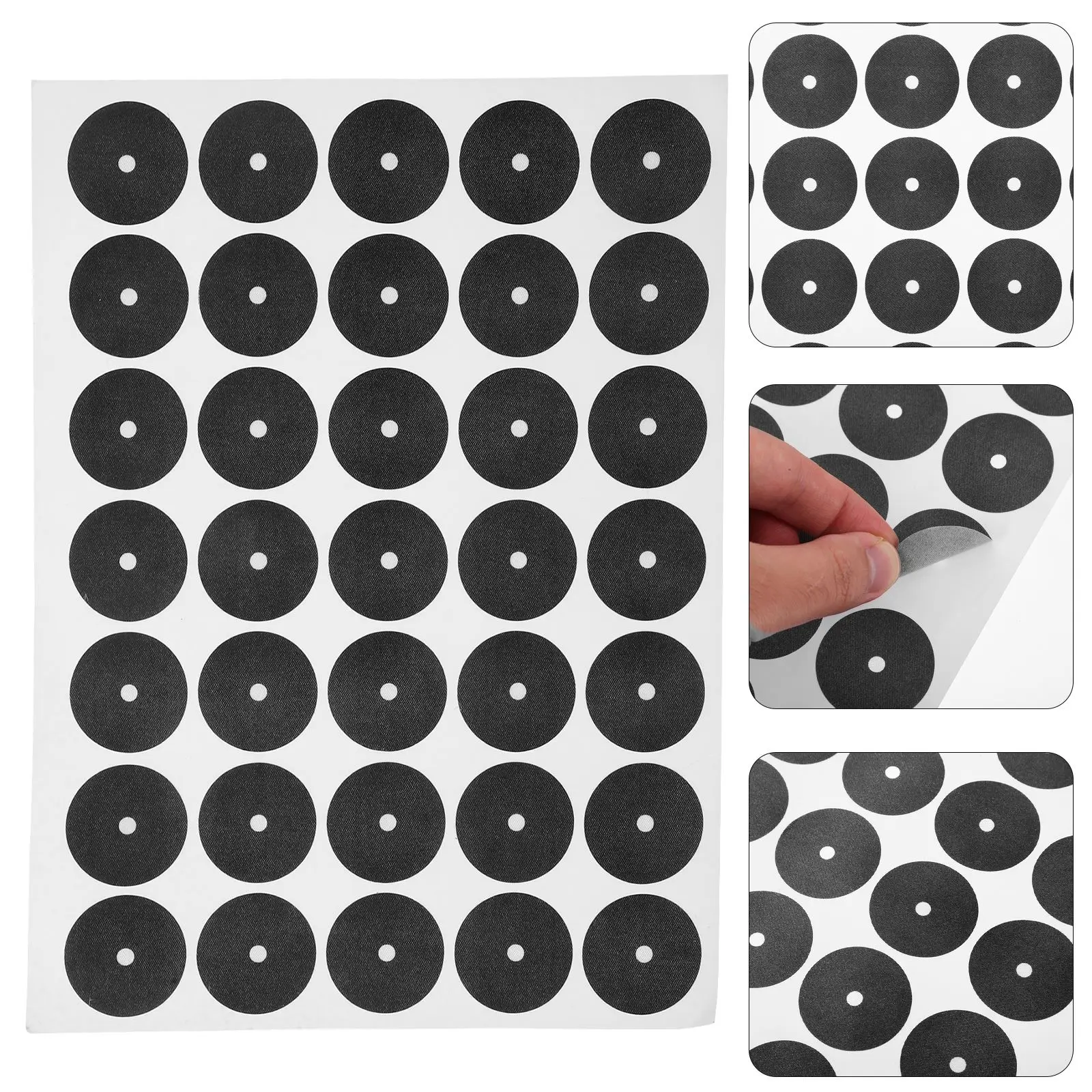 1 Sheets Black Marker Pens Billiard Spot Spot Stickers Table Pool Accessory Snooker Spots Accessories Dot Billiard Supplies