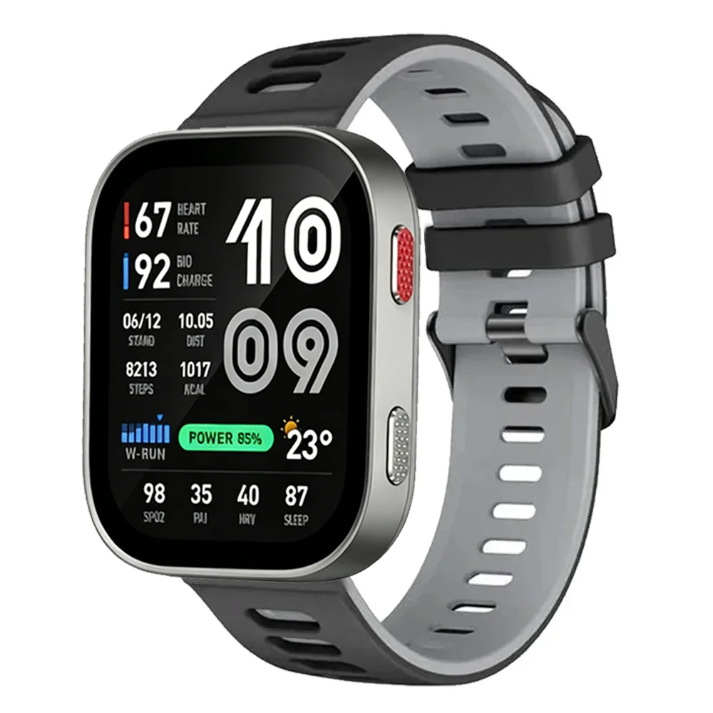 Two-Tone Silicone Strap - Comfortable and Stylish Bracelet