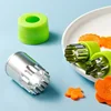 6/8/10pcs Star Heart Shape Vegetables Cutter Fruit Pastry Mini Pie Cutter Kids Food Cookie Mold Baking Tools Kitchen Gadgets 4