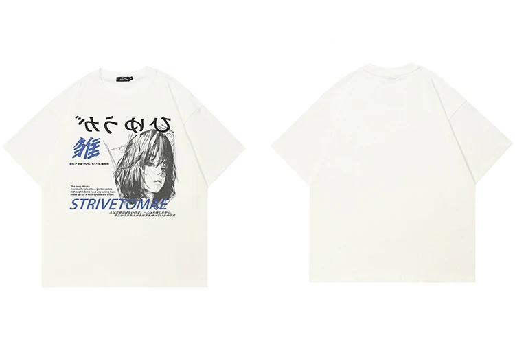 Anime Portrait Graphic T-Shirt