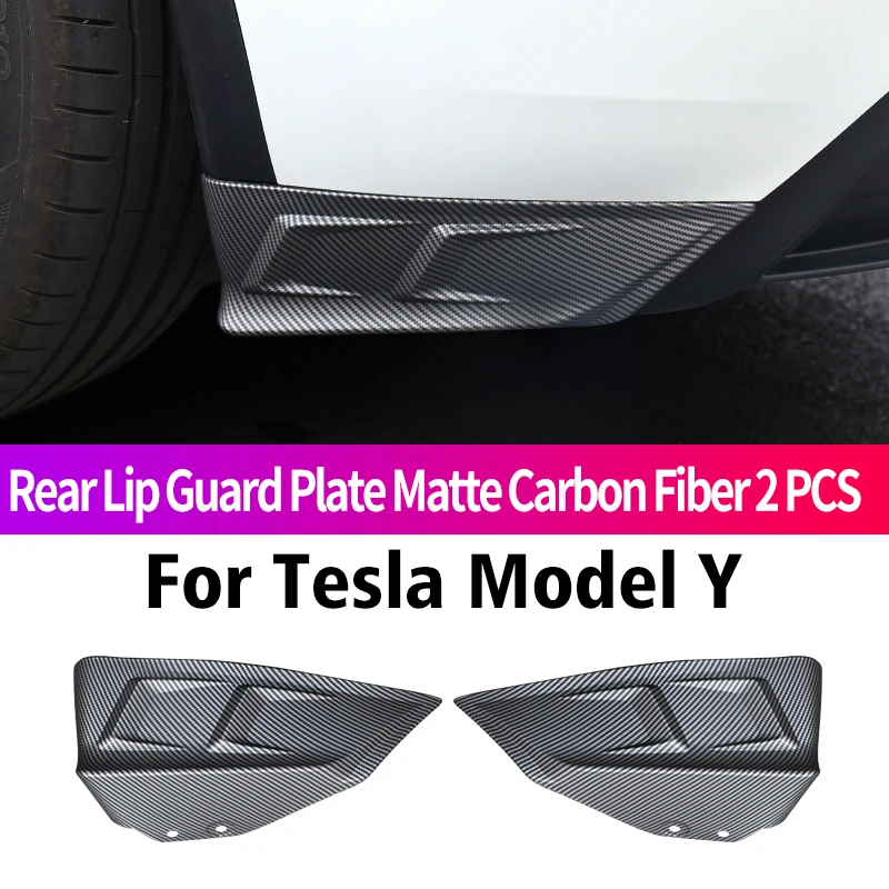 cute car decals For Tesla 2016-2022 Model 3 Model Y Car Carbon Front Fog Lamp Spoiler Wind Knife Protective Cover Sticker Decoration Accessories funny truck stickers Car Stickers