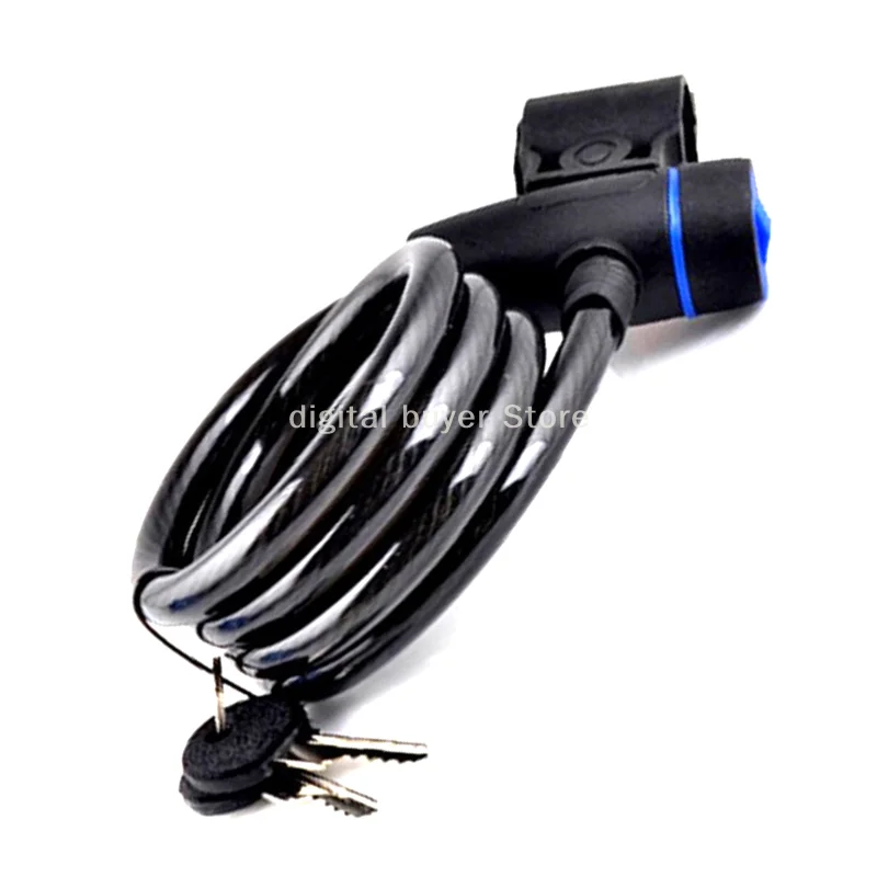 Bicycle Bike Lock Anti-theft Mtb Road Bike Steel Wire Chain Lock Motorcycle Helmet Folding Electric Scooter Safety Padlock