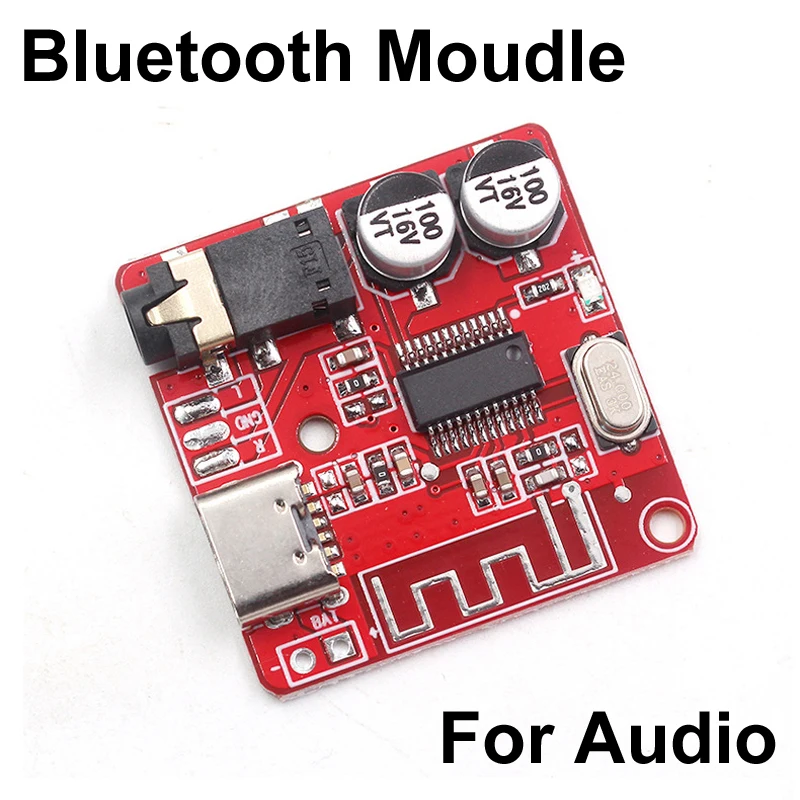 Type-c 3.5mm 무선 블루투스 오디오 수신기 보드 블루투스 5.1 MP3 무손..