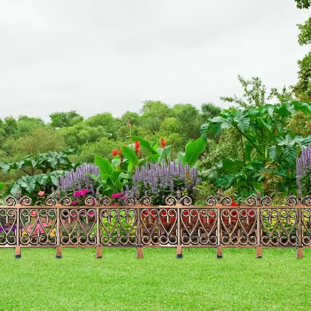 Kerti Szegély Táj Szegélyek Dekoráció Virágágyás Műanyag Pázsit Kerítés Nélkül - Image 3