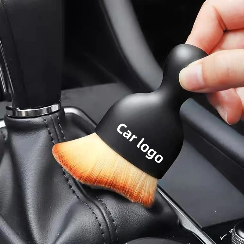 Car Air Conditioner Cleaning Brush Car Air Outlet Crevice Dust Removal Brushes For Porsche Interior Cleaning Accessories car air conditioner cleaning brush