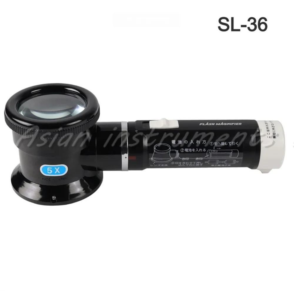 Original Engineer SL36 LED Flashlight Loupe LED Illuminated Magnifier