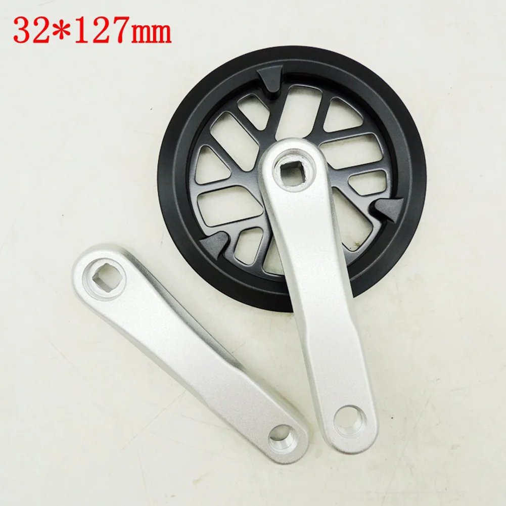 127/140/152 MM 32 T Alloy Ebike Kids Children Folding Bike Chainwheel Crankset Folding Bike Chainring Replacement Accessories
