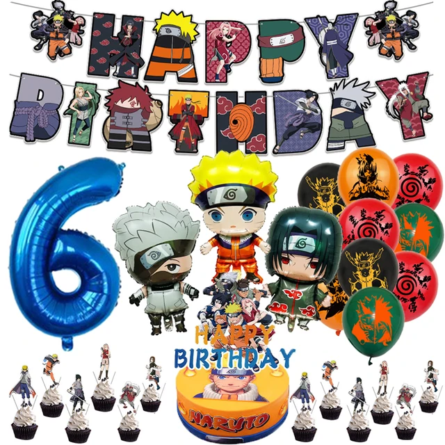 Deco Anniversaire Naruto Anniversaire Décorations Naruto Ballons