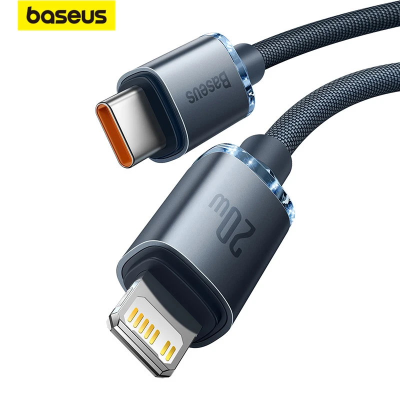  Baseus USB Type C PD 20W Cable for iPhone 14 13 12 Pro X 8 Fast USB C Cable for iPhone Charging Cable USB Type C Cable Wire Code 