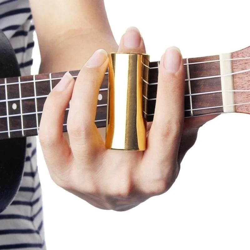 New60mmBrassFingerSlideSteelMusicalInstrumentAccessoryGuitar