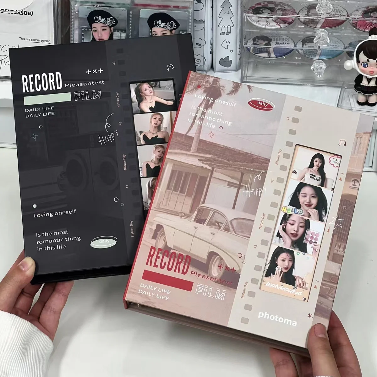 

Kawaii ретро фильм дизайн Kpop Фотокарта связывающее место книга Магнитная фотография фотосессия Фотокарта канцелярские товары