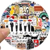 50PCS Friends TV Show Letter Classic Vintage Paster Toy Funny Decal Scrapbook Guitar DIY Phone Laptop Sticker Kids Gift 4