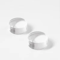 1Pc Clear Jelly Marshmallow Silicone Stamper 2.3/2.5cm Refill Head Replacement  Nail Stamping Tool For Manicure Design 1