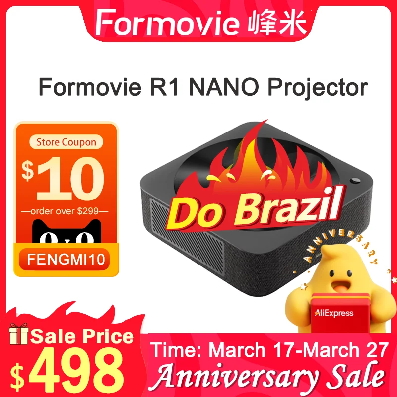 OriginalFengmiFormovieR1NanoUltraShortThrowALPDLaserProjector