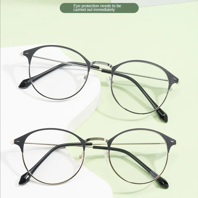 레트로 블루라이트 차단 안경: 스타일과 건강의 조화