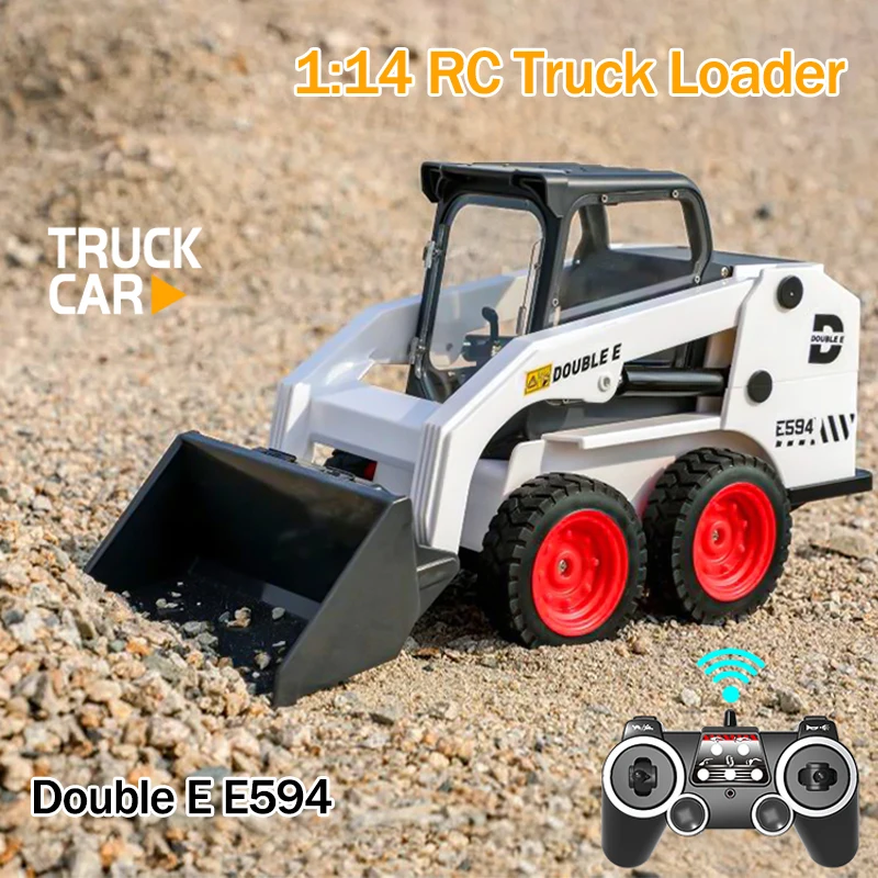 Double E RC Truck Loader E594 1/14 RC Excavator Remote Control Car Engineering Vehicles Trucks Toys for Boys Children Gift