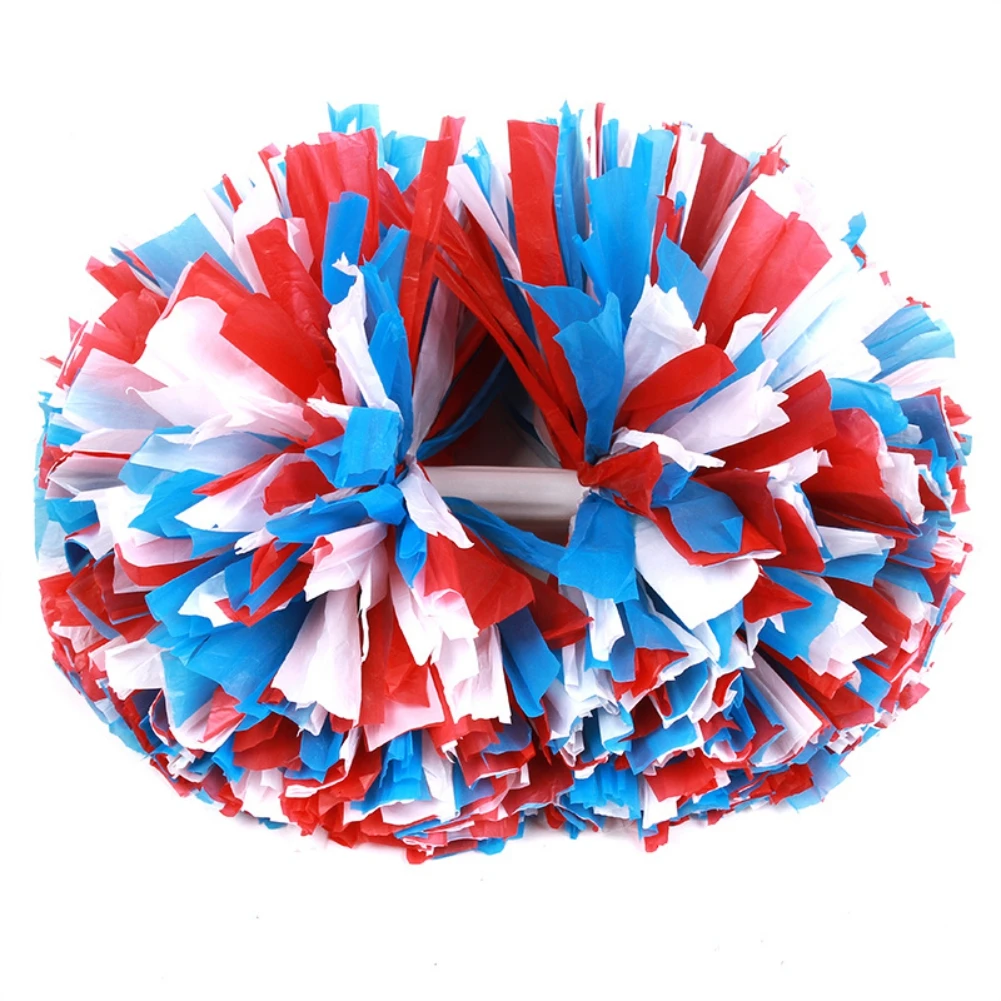Cheerleading Pom Poms, Hand Flowers Cheerleader Pompoms for Sports Cheers Ball Dance Fancy Dress Night Party