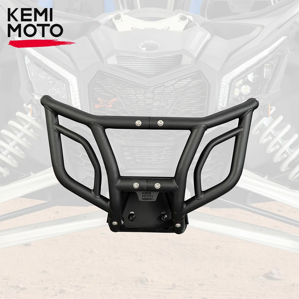 

UTV Metal Front Bumper w/ Spotlight Mountable 715002878 for Can-am Maverick X3 Max R RR 4x4 XMR XDS XRC XRS DS RS Turbo DPS 900