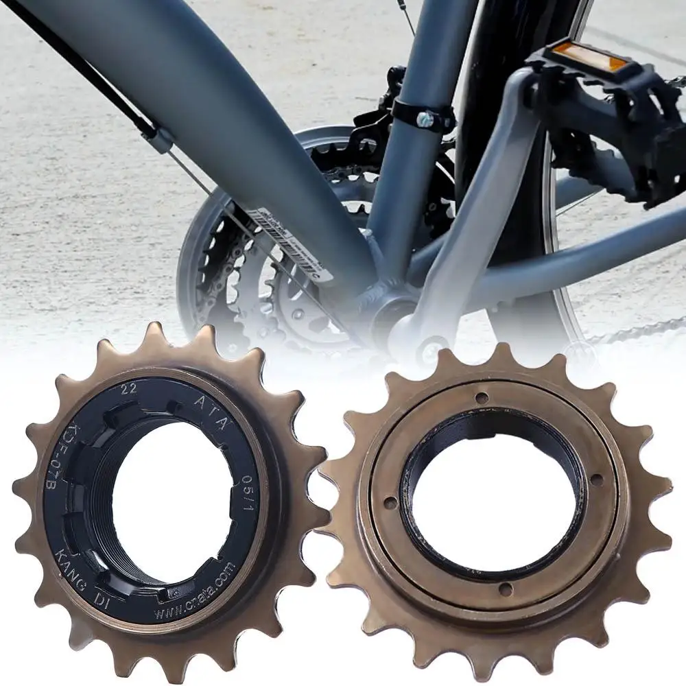 

BMX Road bike Steel Fixed Gear Modified Cycling Parts Sprocket 1/2" X 1/8" Freewheel Bicycle Single Speed Cog Bicycle Freewheel