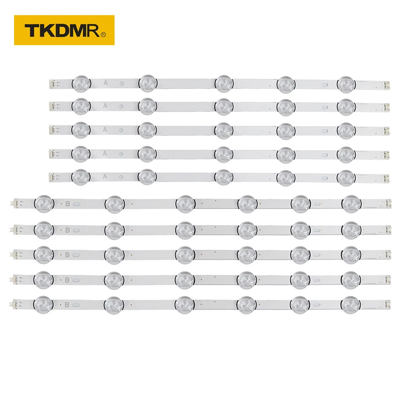 TKDMR 10 Pcs/set 55 Inch LED Backlight Strip FOR 55LF5950 55GB6500 55GB5800-CB 55LX343C-CA 55LB5620-CA 55GB6580-CG 55LF5950 for lg 55 lcd tv innotek drt 3 0 55 a type 55lb652t 55lb5700 55lb5900 55lf6000 55lb561v 55lb650v 55gb6500 55gb5800 cb 55lb5600