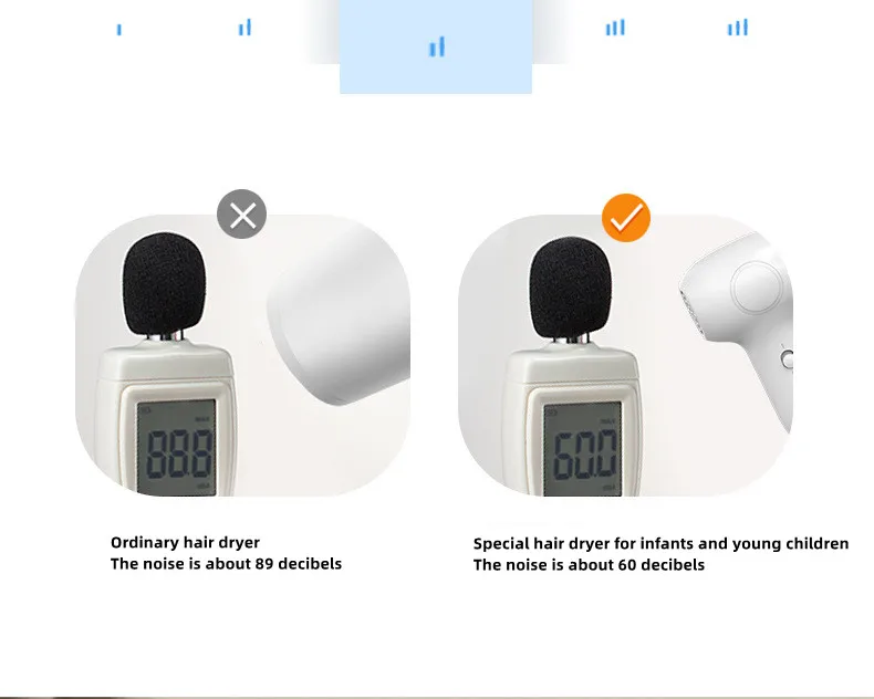 New Children's Hair Dryer Silent Zero Radiation Intelligent Constant Temperature