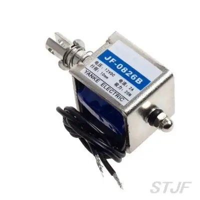 0826b Großhandel Pull Typ Linear magnet Elektro magnet JF-0826B DC 6V 12V 24V 350MA Kraft 20n Federweg 10mm – Detail 5