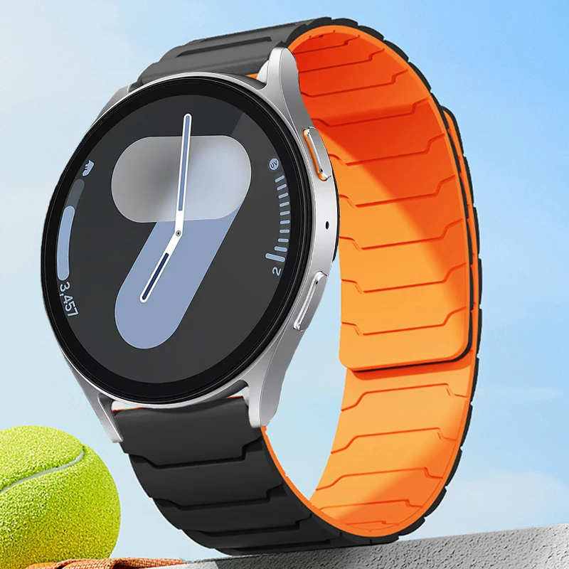 Magnetic Loop Silicone Watch Strap - Universal Fit 20mm/22mm