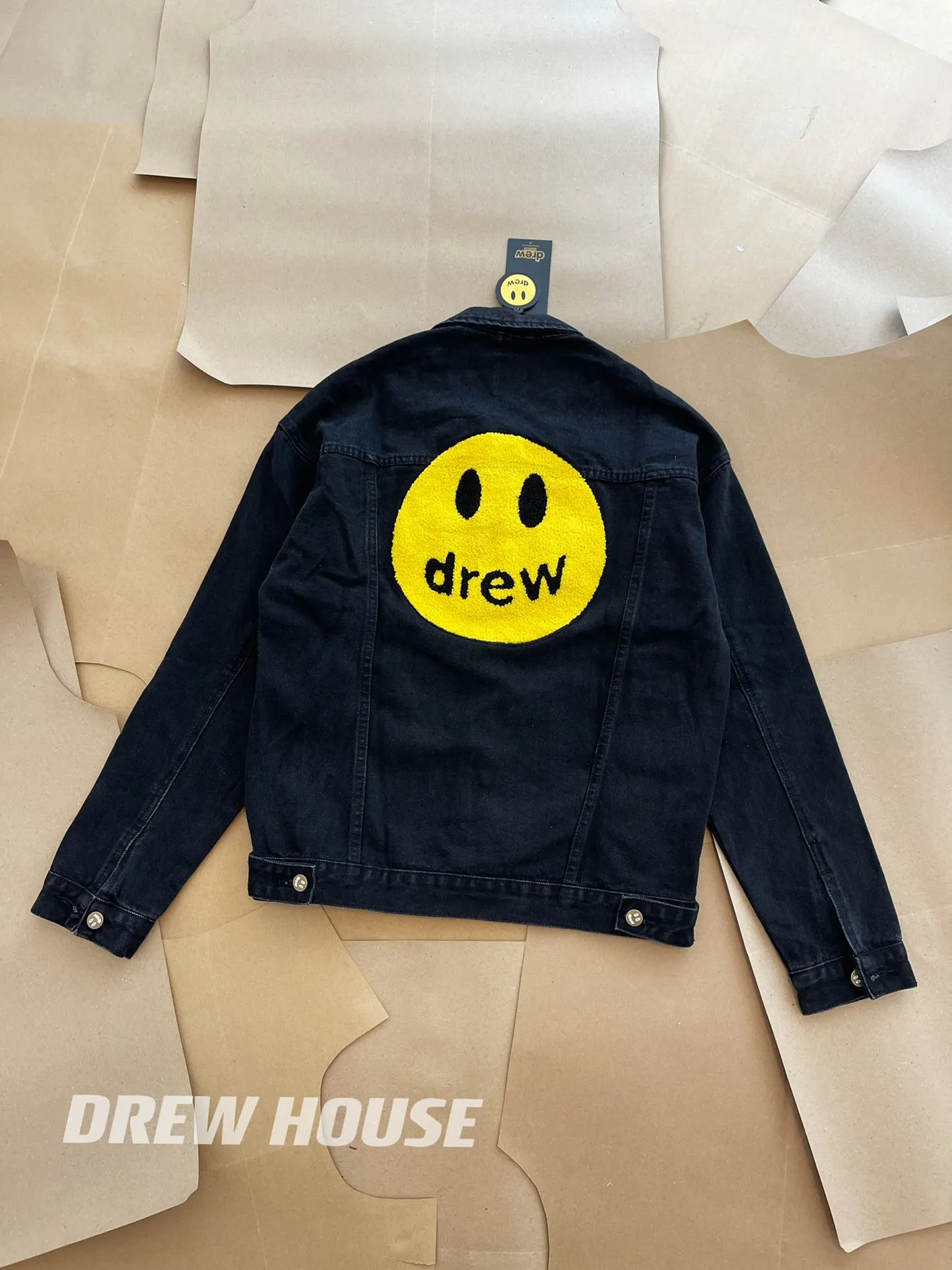 Drew House Fashion 21FW smiley face inkjet flip smiley face