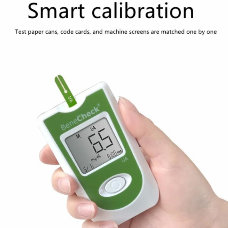 Bene Chek Uric Acid Test Analyser Anaemia Monitor With 10/25 Tablets Test Strips Benecheck Health Machine Measurement System