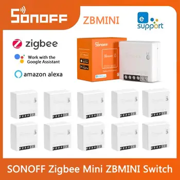 SONOFF Zigbee Mini ZBMINI DIY 스마트 스위치 릴레이 차단기 모듈 2 웨이 스위치 eWelink Alexa Google 홈 용 스마트 홈 오토메이션