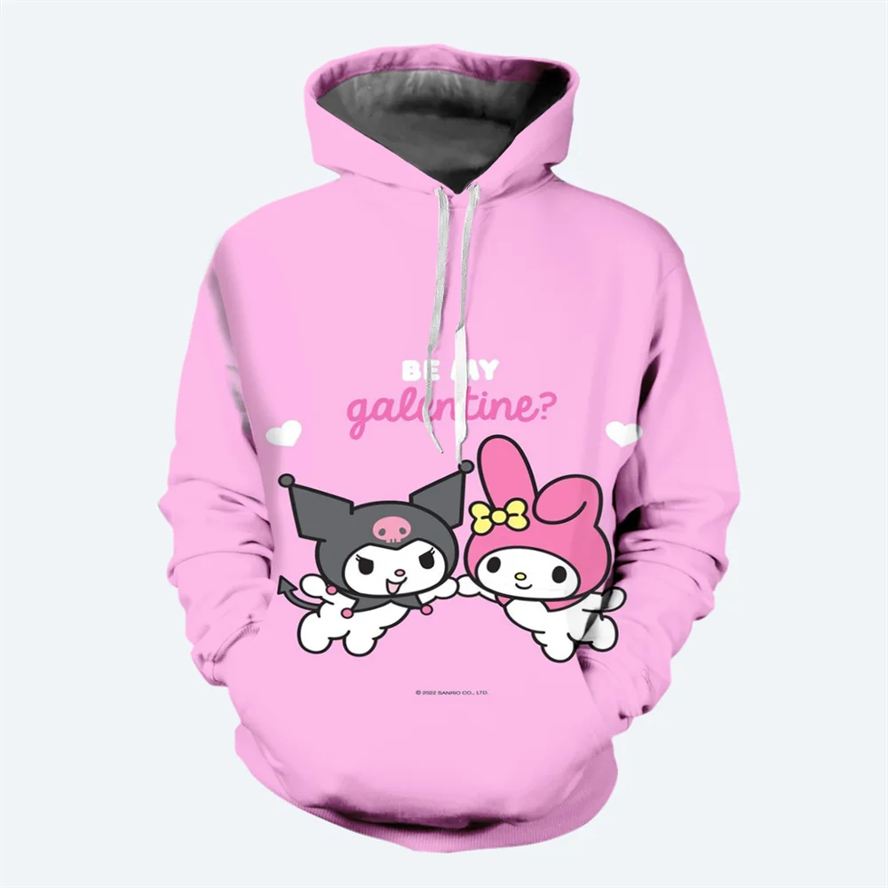 thumbnail image 1 of Sudadera con capucha de Hello Kitty para niña, estilo nuevo de otoño e invierno, con estampado 3D, para niños, moda urbana, informal, 1 of 4