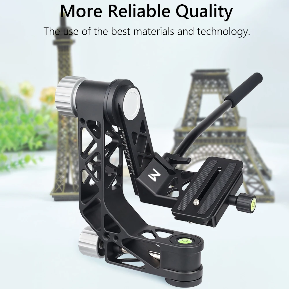 WEYLLAN PH7 Professional Gimbal Camera Tripod Monopod Head 720 Panoramic DSLR Camera Lens Telescope Arca-Swiss QR Plate NEW tripod ball head camera head adapter camera panoramic head