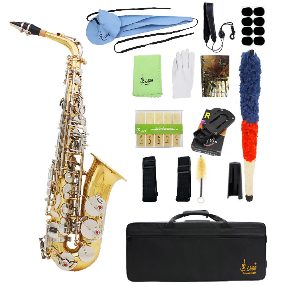 Gold silver sax set