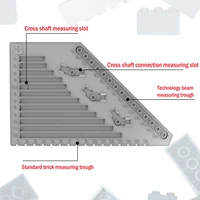 Building Block Tool Kit Brick Separator Measuring Plate Ruler Plier Hammer Tweezer Lifting Device Removal Part Compatible Legoed 2