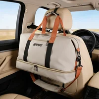 Sac de sport, sac de fitness, sac de voyage extensible de grande capacité. Parfait pour la salle de sport, les voyages de week-end, comme bagage à main et polyvalent. 3